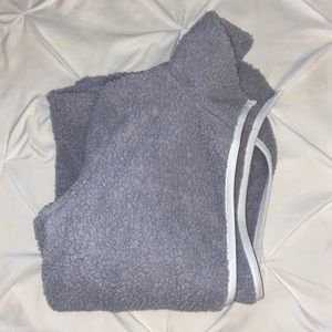 Sherpa open front jacket
